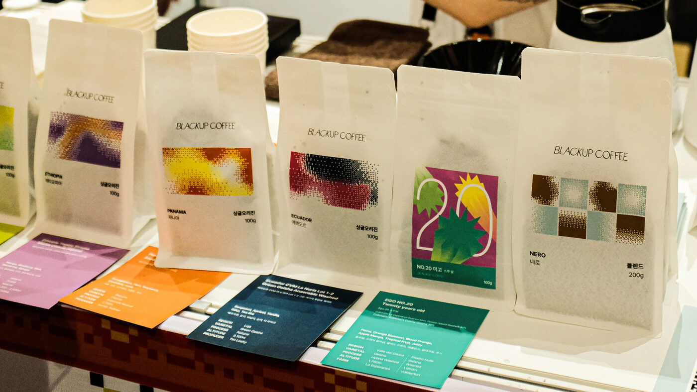 blackup coffee (korea) booth tung nguyen