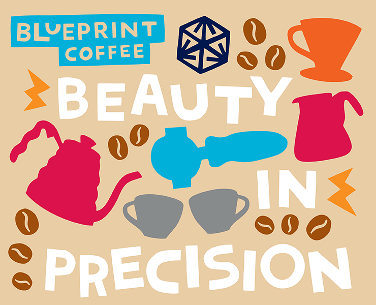 banner advertising blueprint coffees