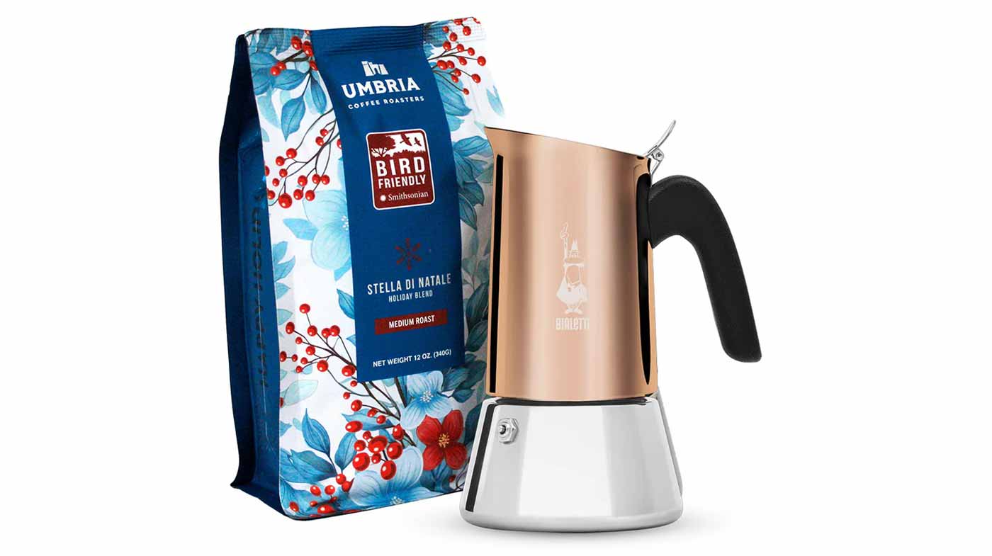 caffe umbria moka gift set