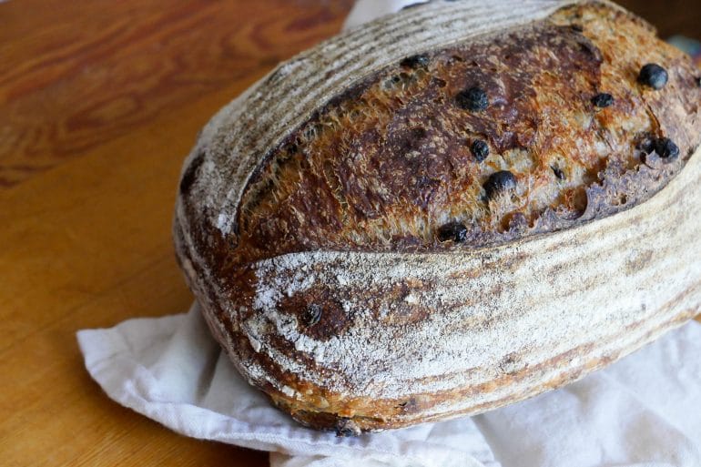 Cascara Currant Sourdough Final Loaf 1