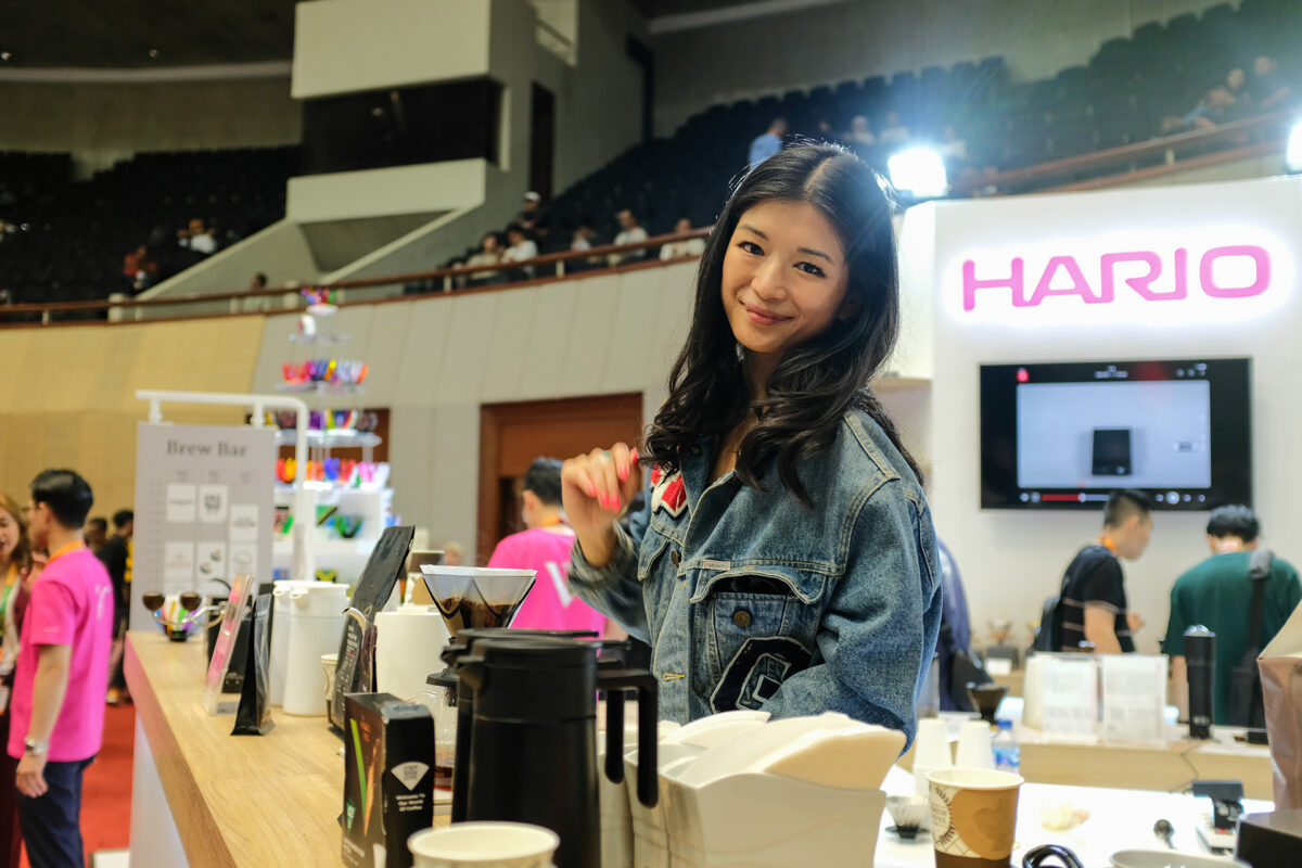 charity cheung takeover at hario booth tung nguyen