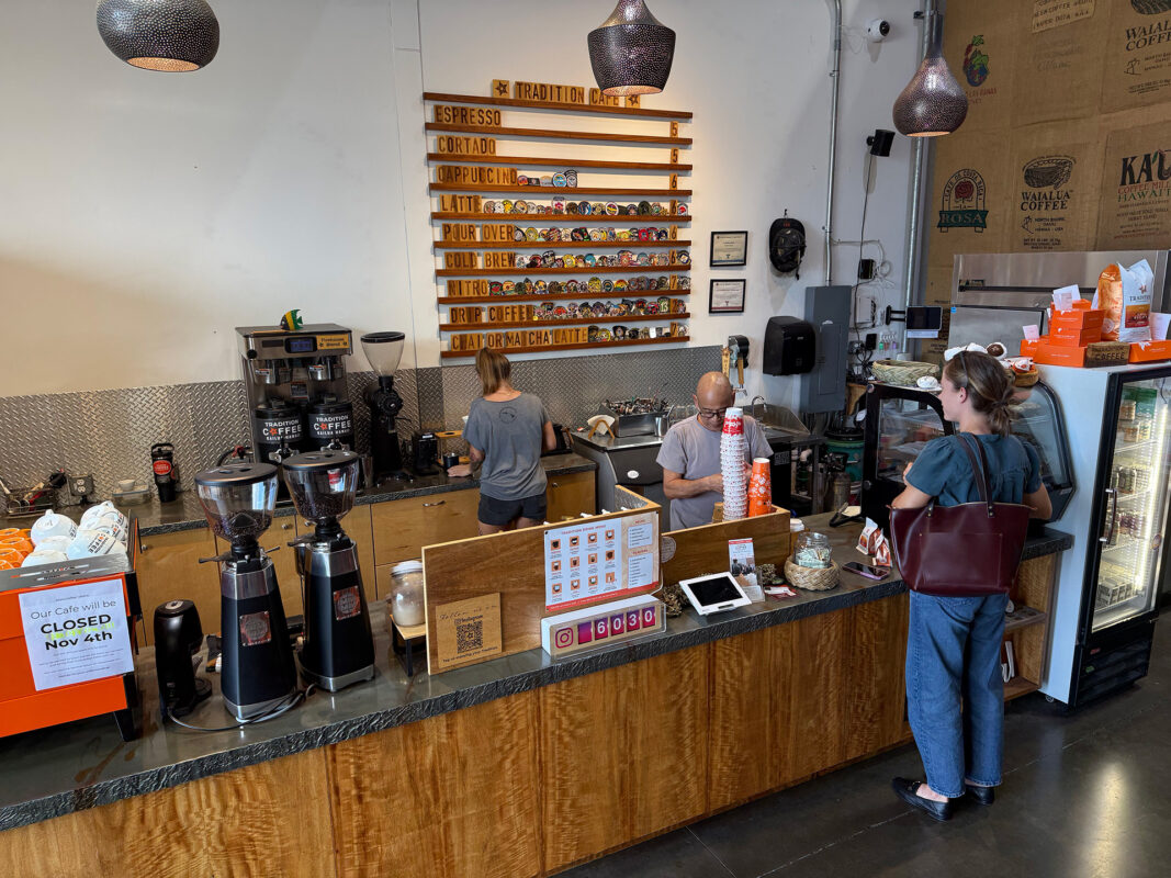 honolulu guide tradition coffee roasters building interior