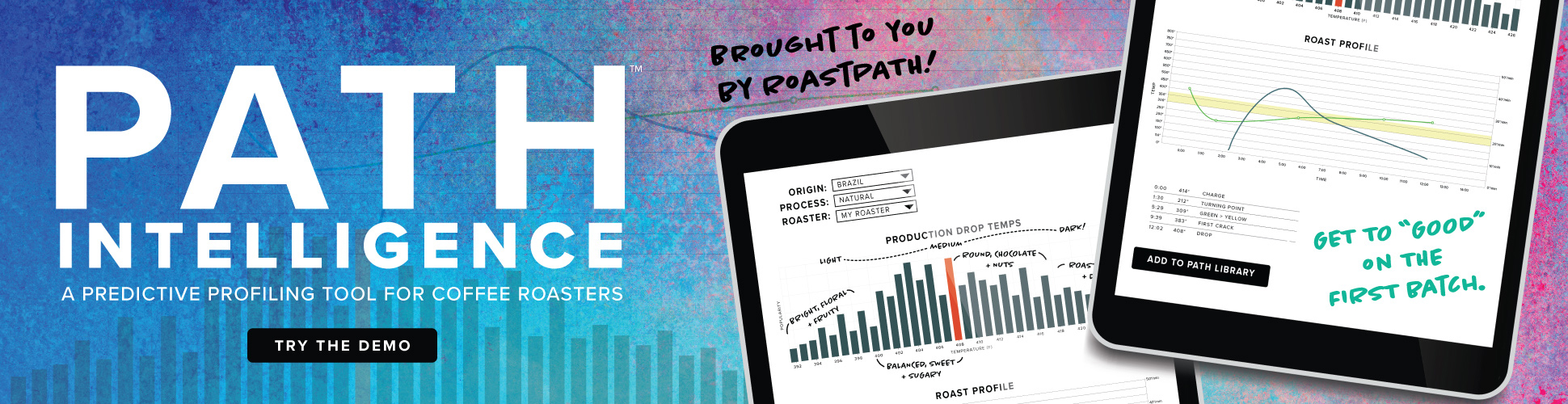 banner advertising Mill City Roasters