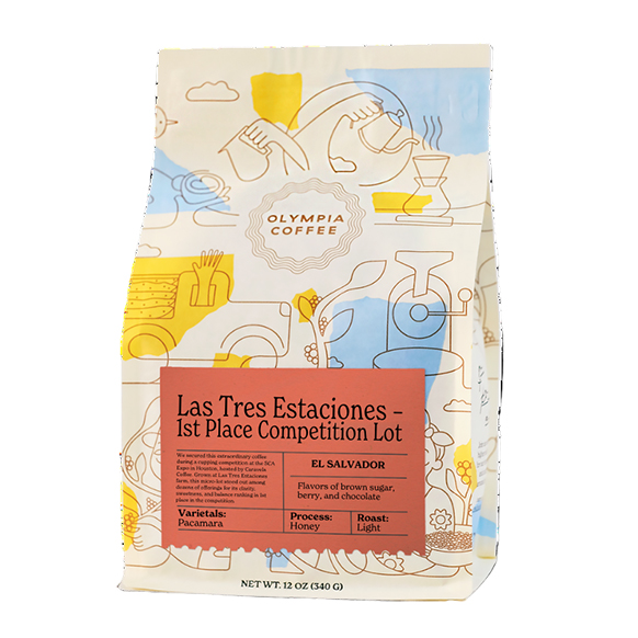 Olympia Coffee El Salvador Las Tres Estaciones 1st Place Cometition Lot Sprudge Roaster's Village