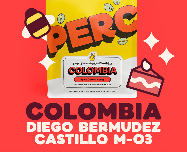 banner advertising perc coffee