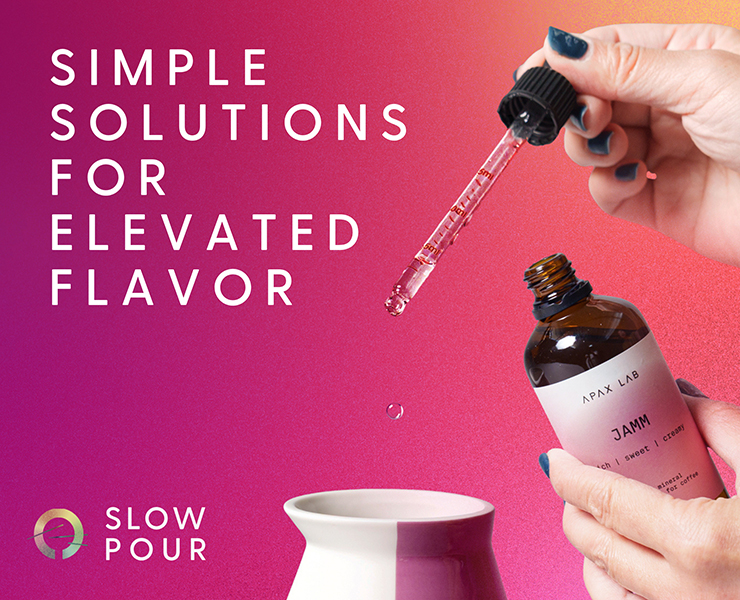 banner advertising slow pour supply