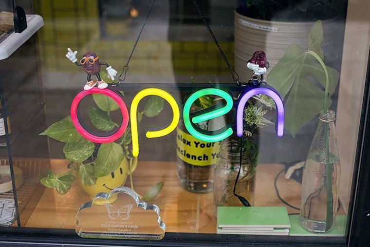 transcoffee rainbow minas open sign sonam parikh