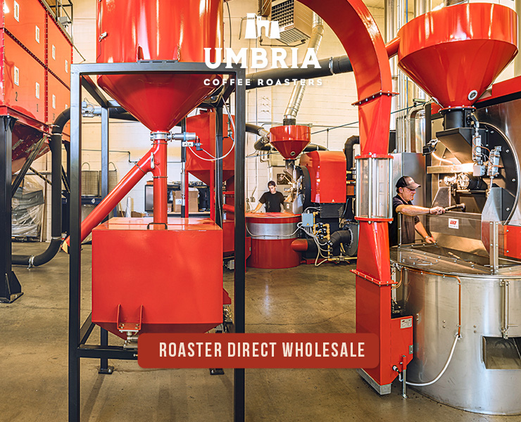 banner advertising Caffé Umbria