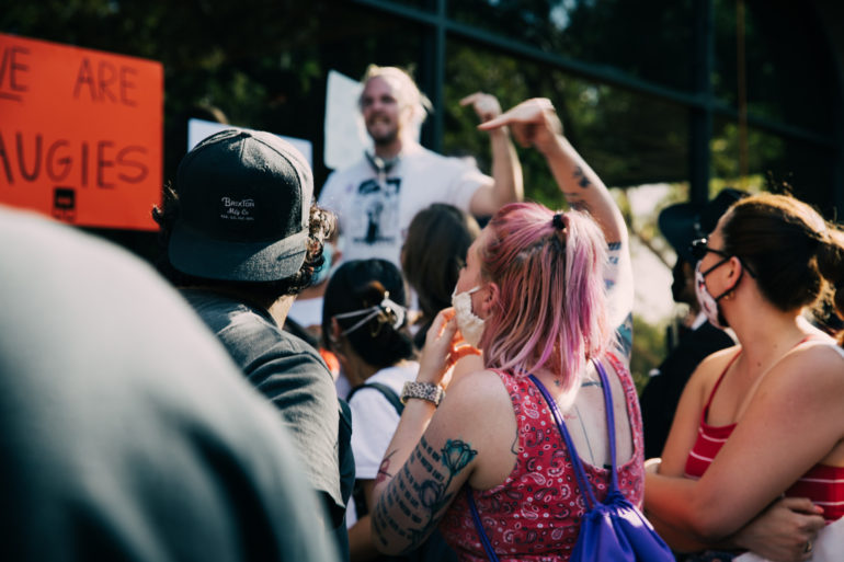 Augies Union Rally For Support