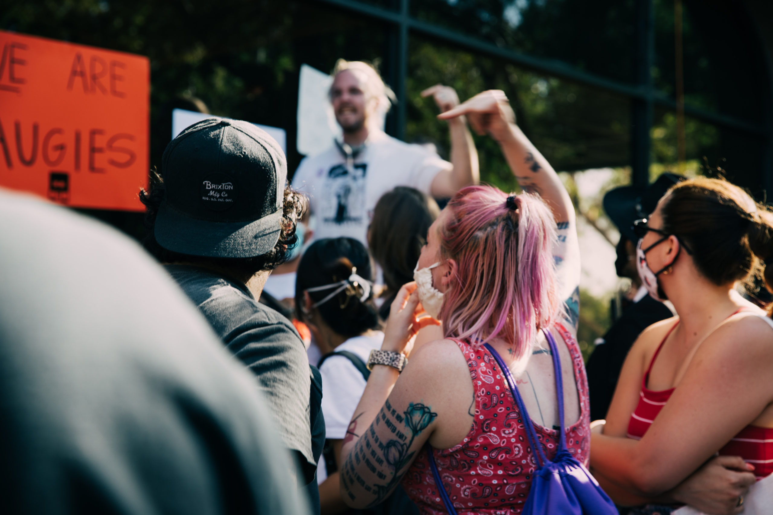 Augies Union Rally For Support